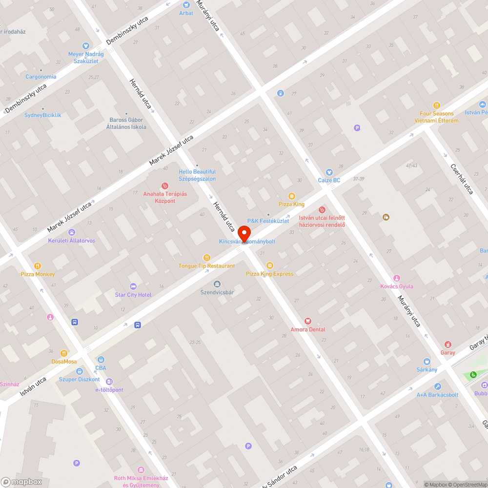 Hiányzó fa. bejelentés helye