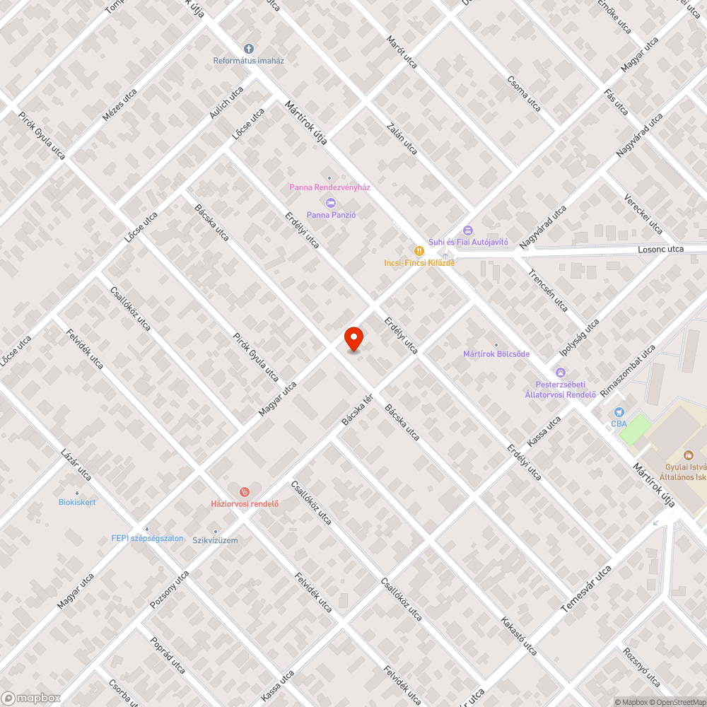 Szemétkupac bejelentés helye