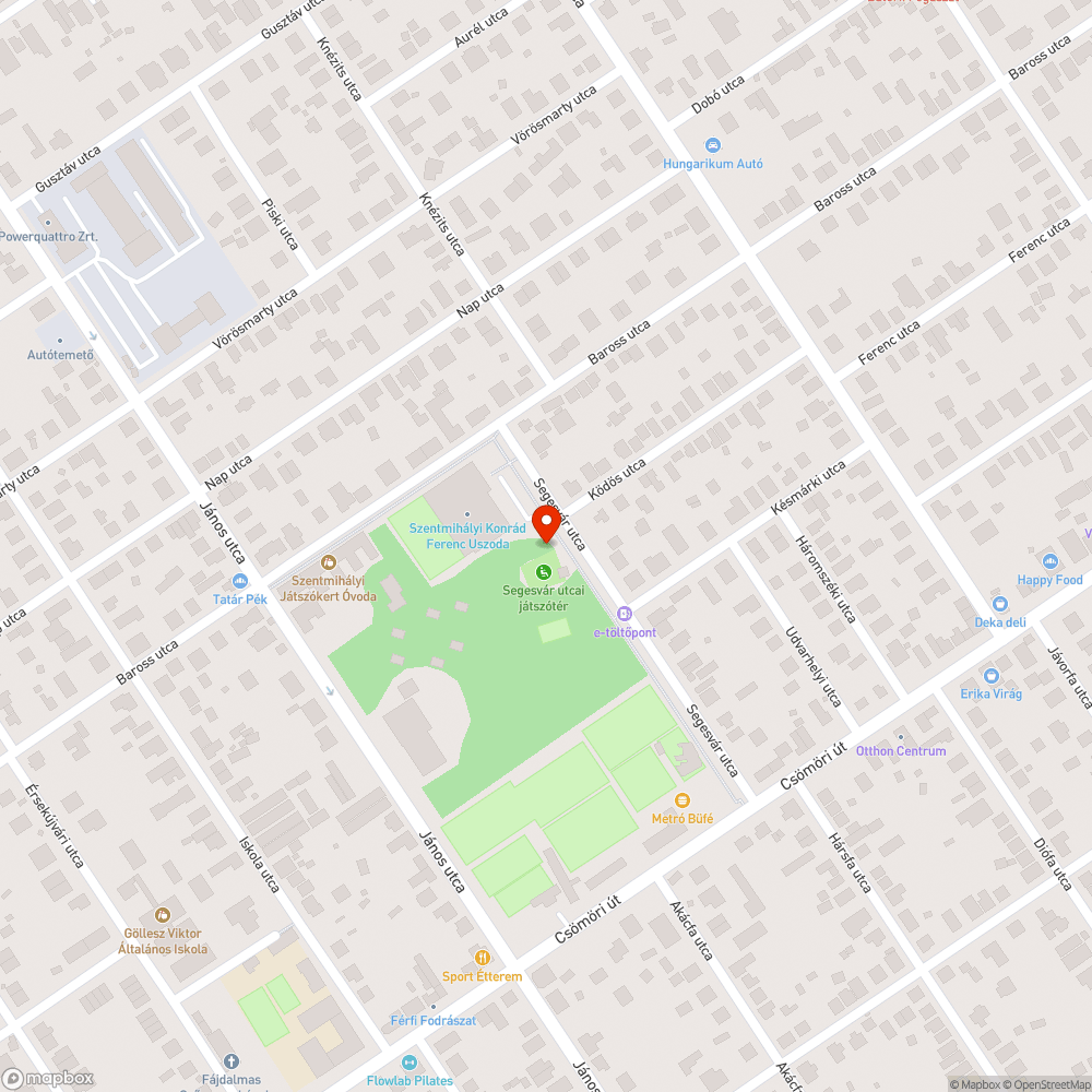 Szemetes játszótér bejelentés helye