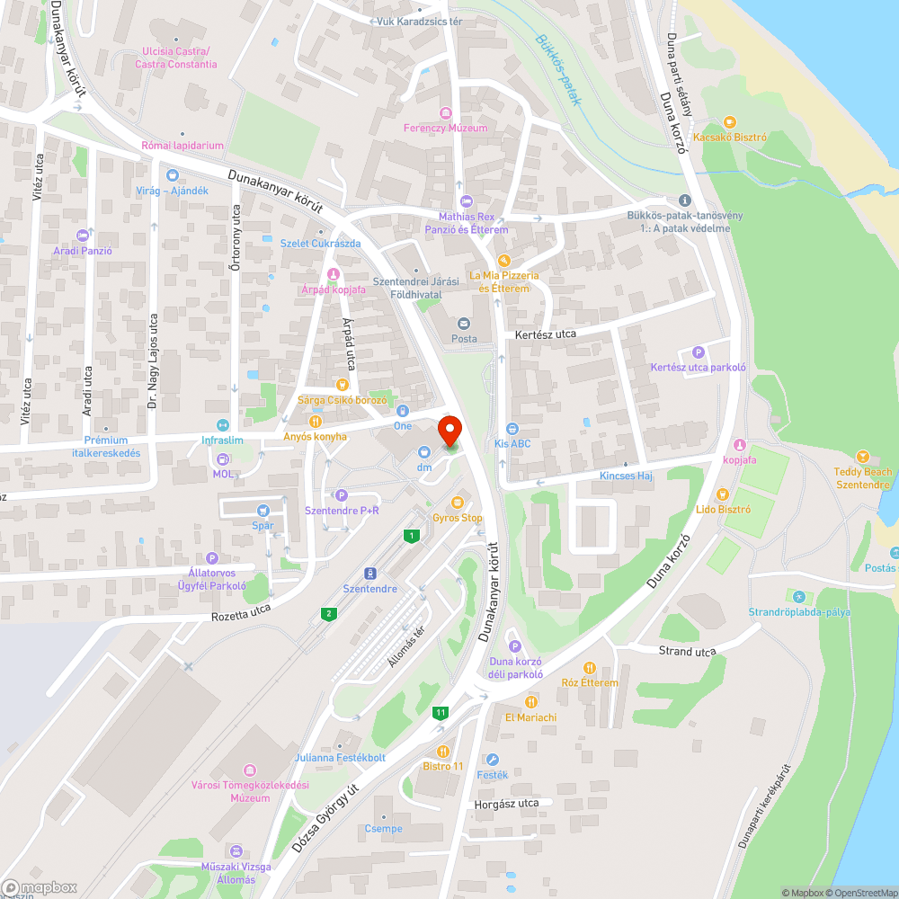 Ott felejtett betontalp bejelentés helye