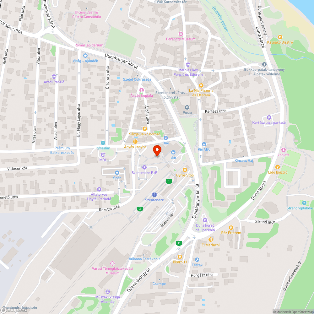 Elhagyott épület bejelentés helye