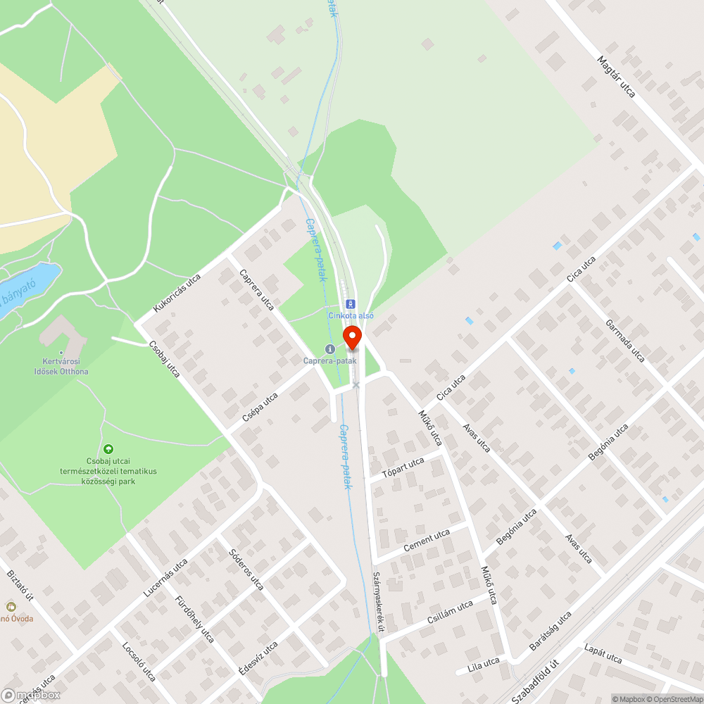 Kiürített/használaton kívüli kapcsolószekrény bejelentés helye