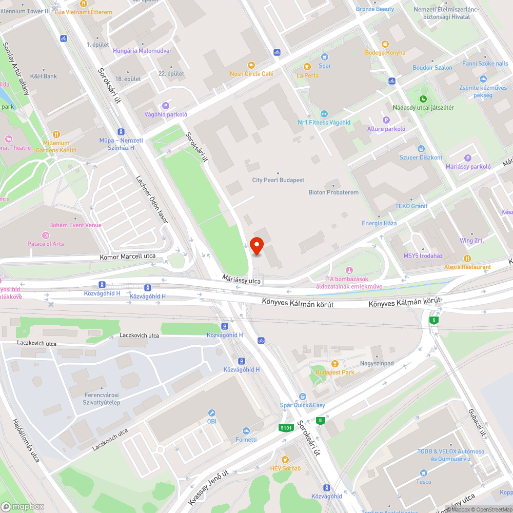 Szemetes zöldterület bejelentés helye