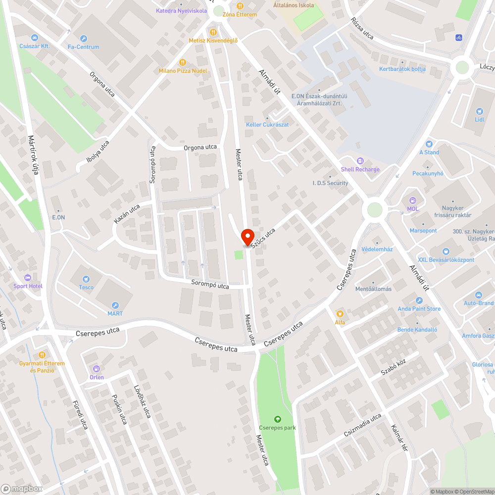 Gaz elszállítás bejelentés helye