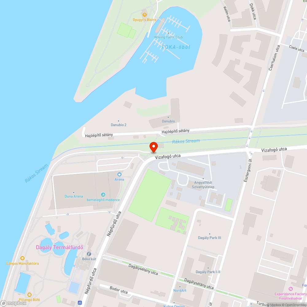 Sátoroznak a kerékpárúton bejelentés helye