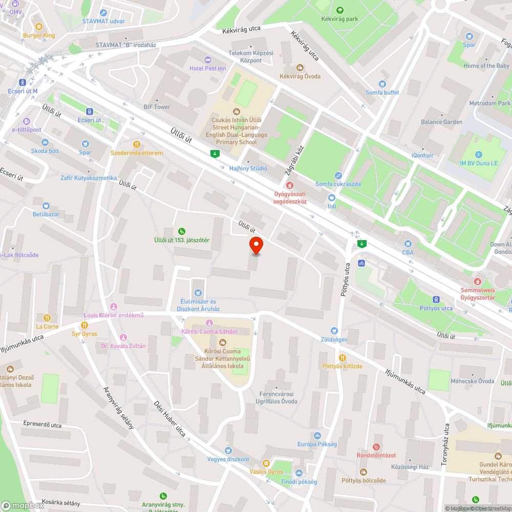 Feszofe-i alapokon keletkezett szemétdomb bejelentés helye