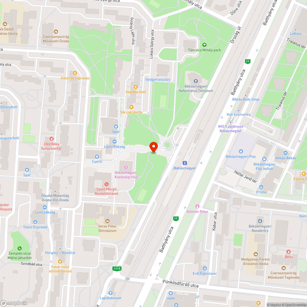 Szemetes Kuka bejelentés helye