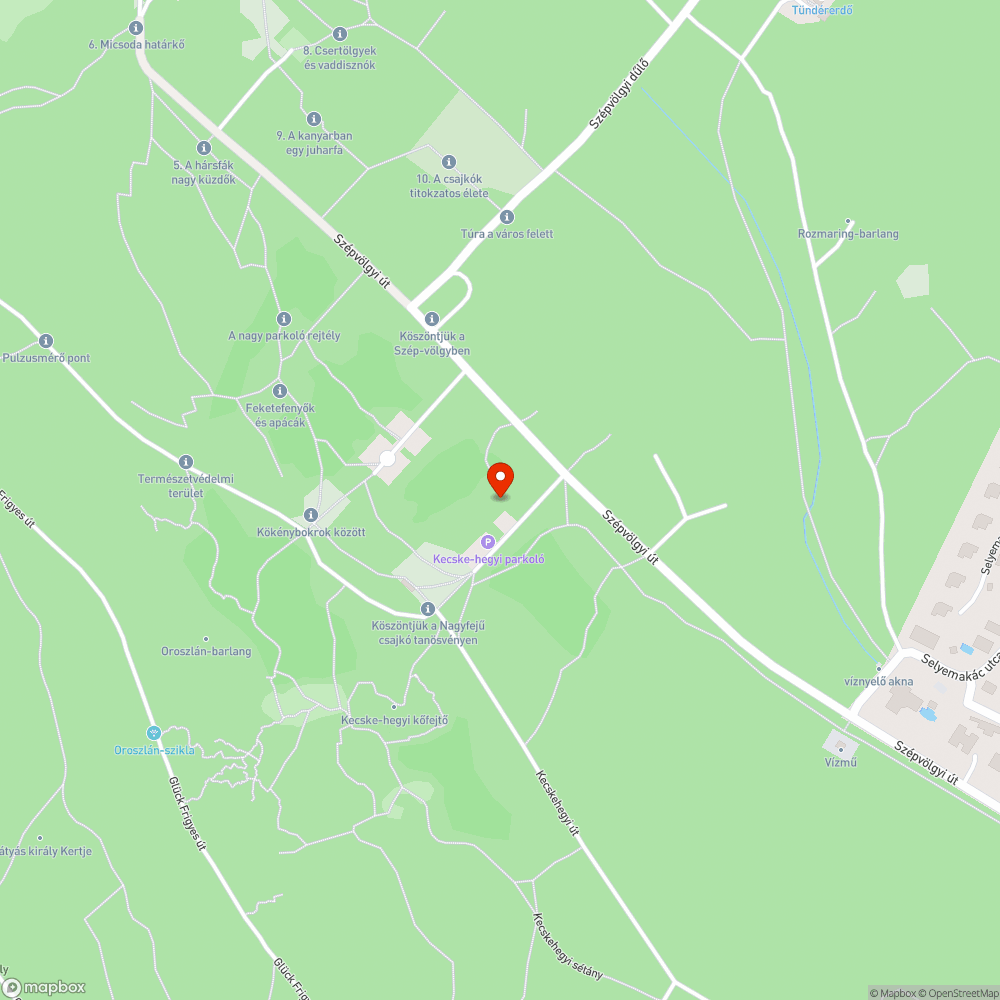 Parlagfü bejelentés helye