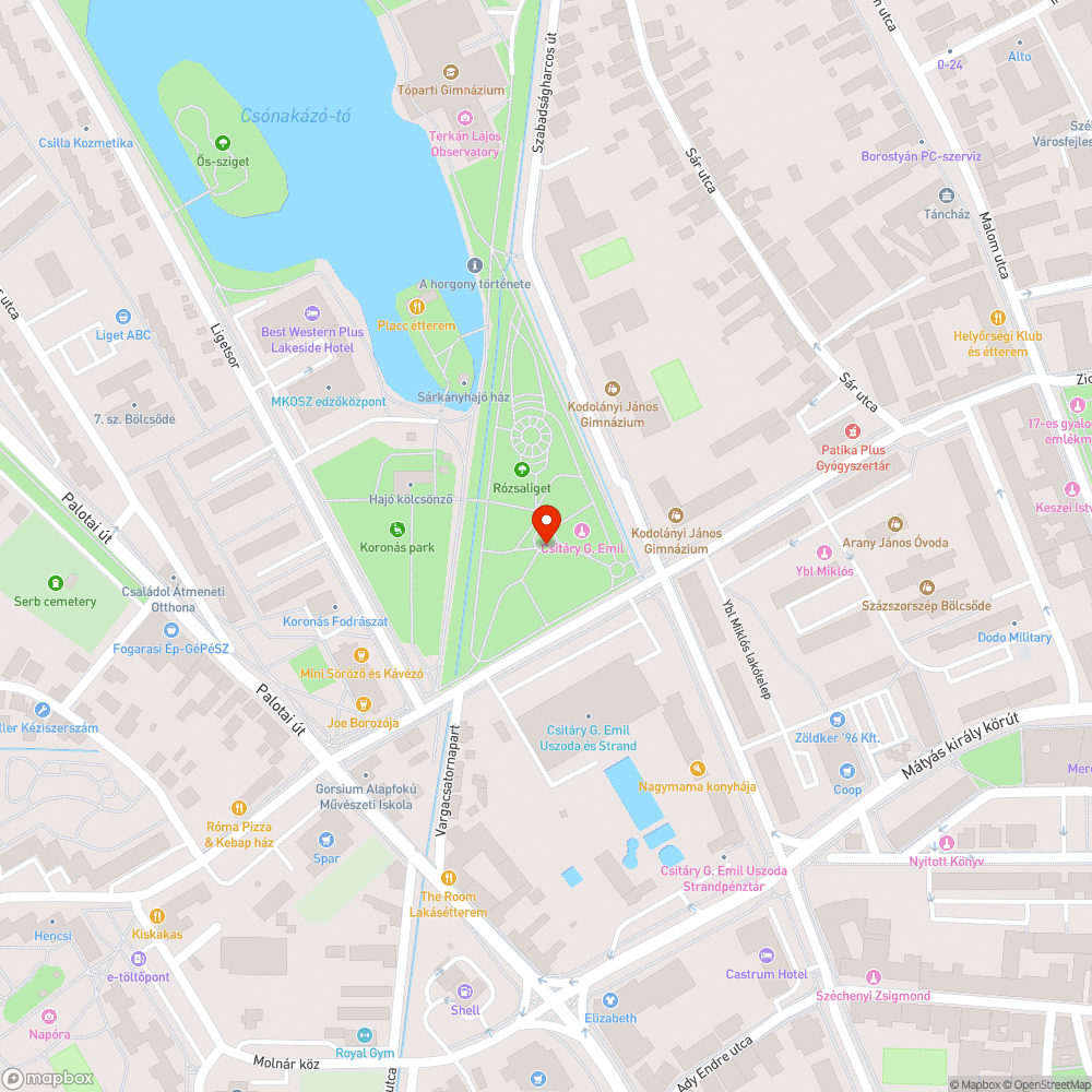 Összefirkált emlékmű bejelentés helye