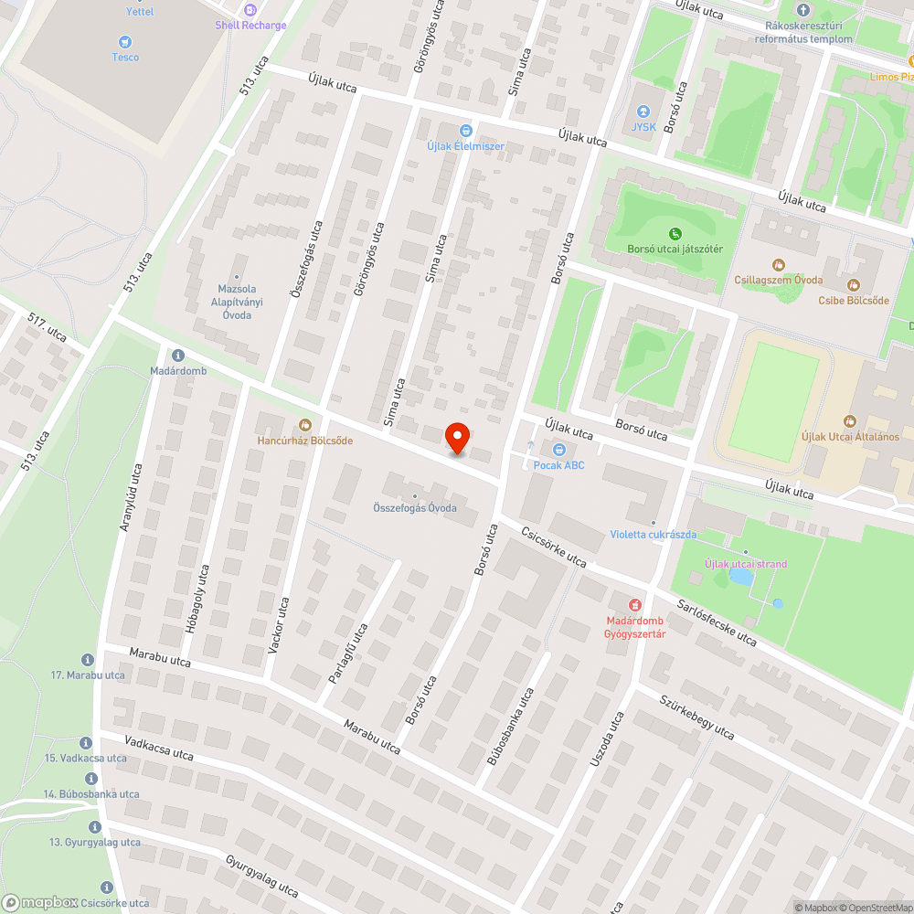 Elérhető villanyvezeték... bejelentés helye