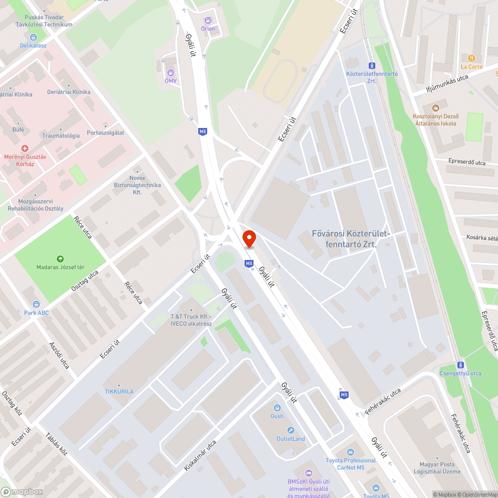 M5 sövény nyírás bejelentés helye