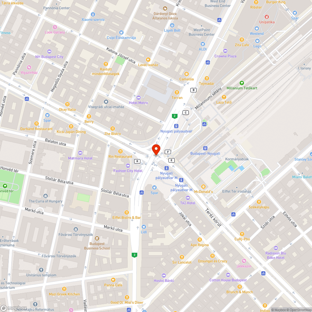 Aluljáró világitás bejelentés helye