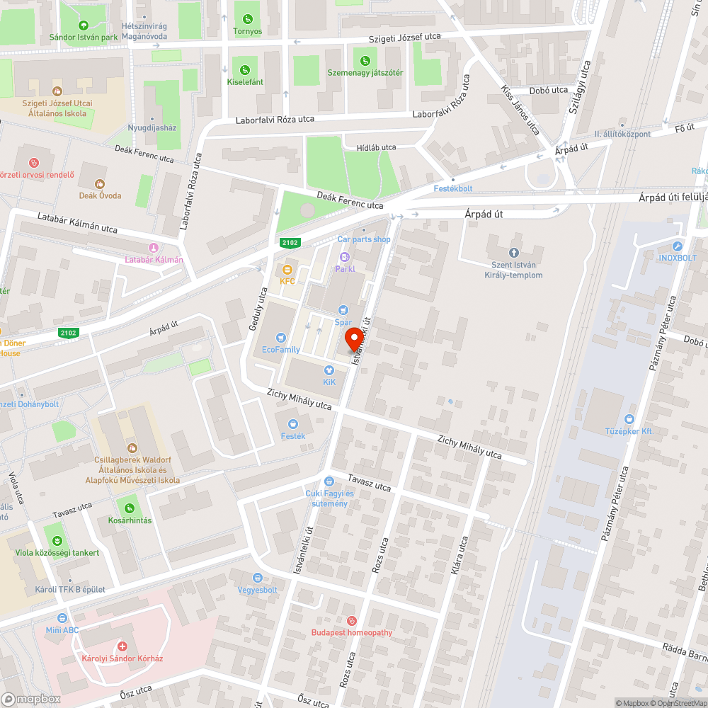 Volt egyszer egy kerékpárút bejelentés helye