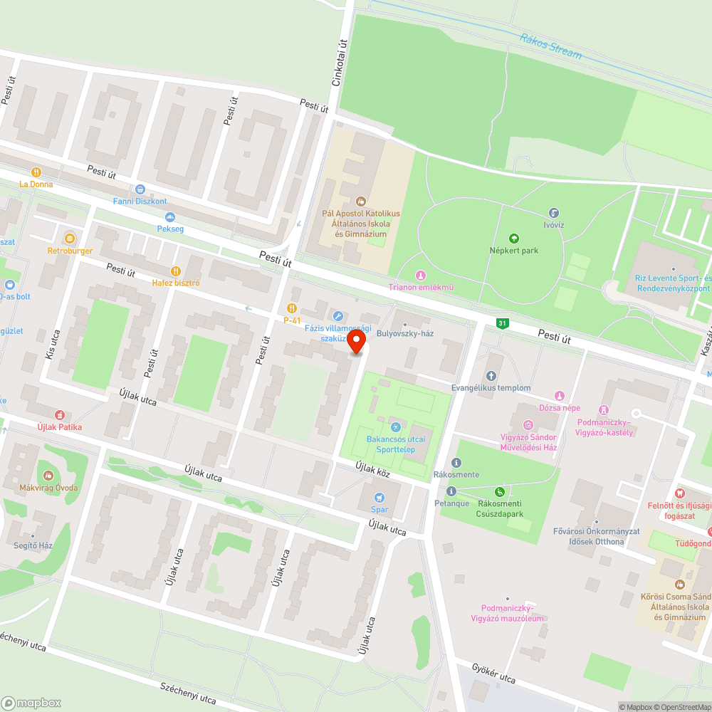 Utcatábla bejelentés helye