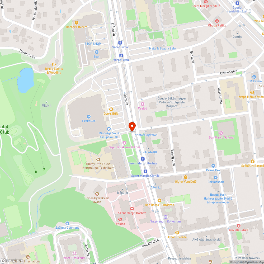 Rozsdás oszlop a fonódó mellett a Bécsi úton bejelentés helye