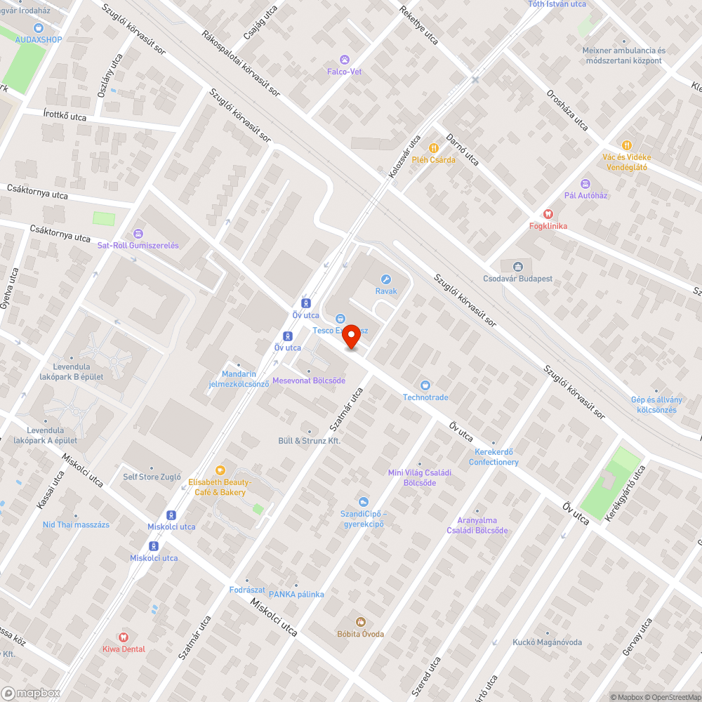 Belógó növényzet bejelentés helye