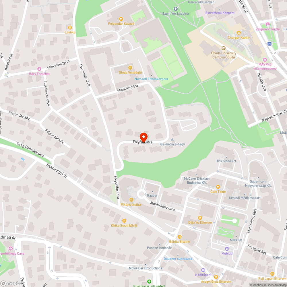 Folyóka utca egyirányúsítása bejelentés helye