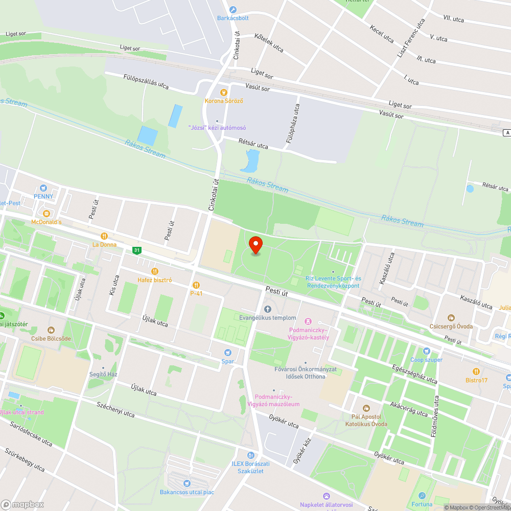 Gyümölcsös pad (nem torta!) bejelentés helye