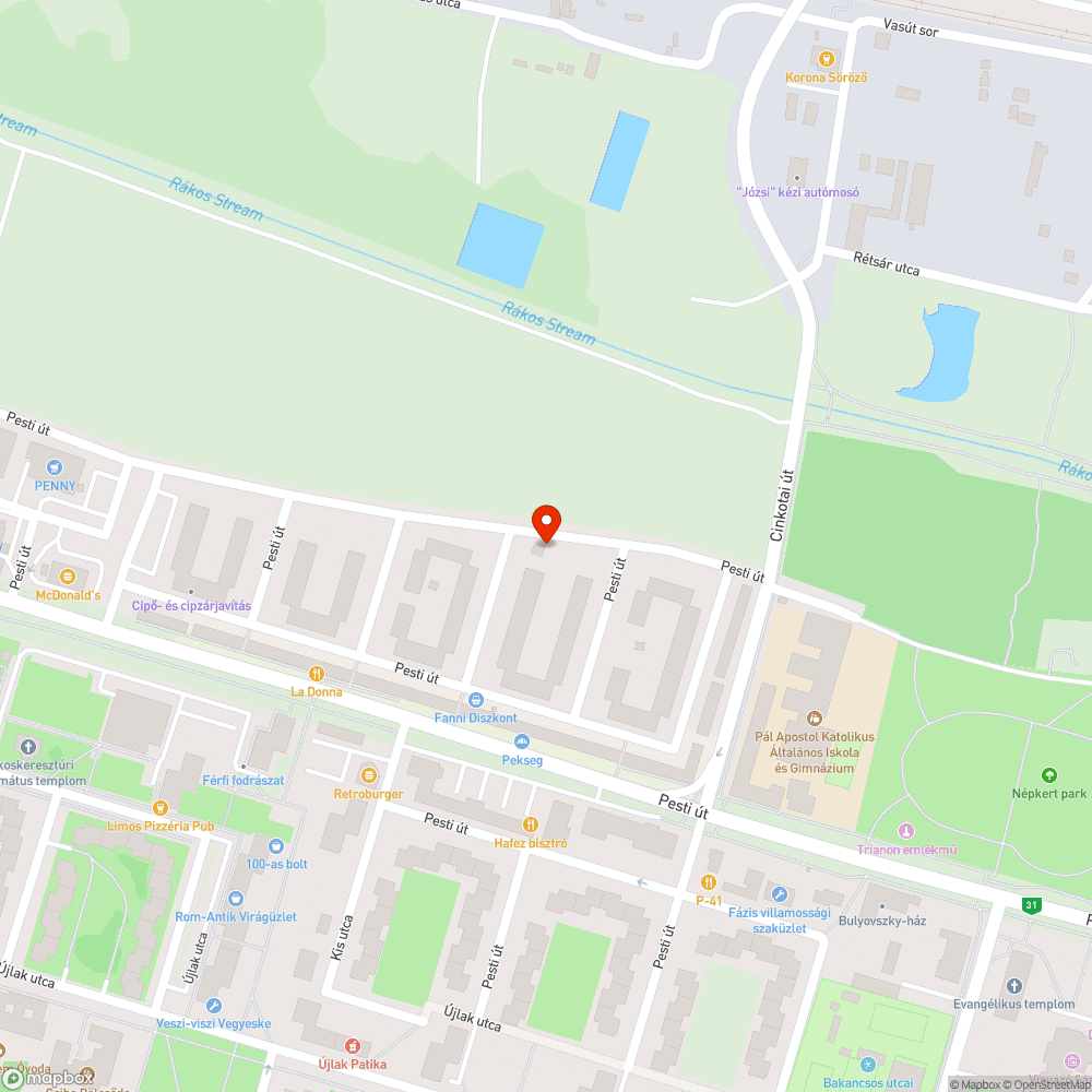 Még gyorsan javítható bejelentés helye