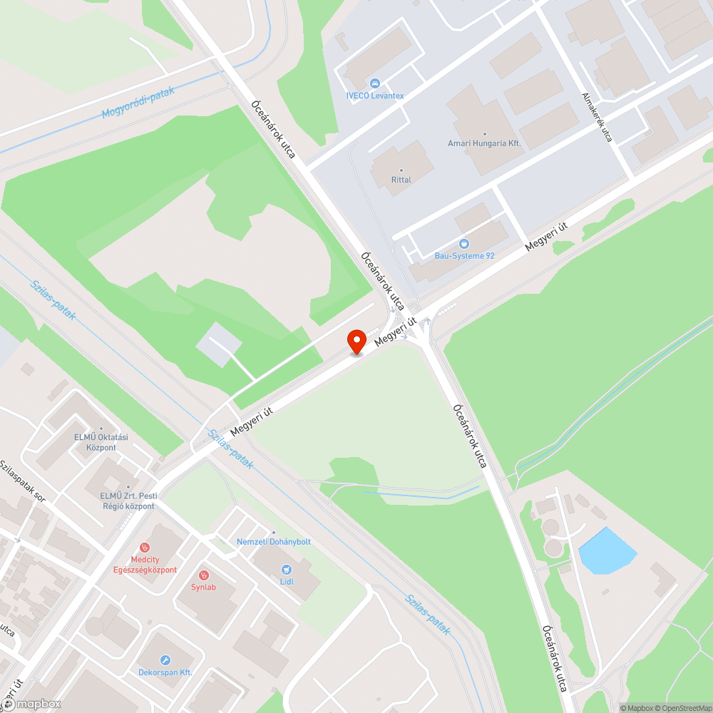 Tankcsapdák a Megyeri úton bejelentés helye