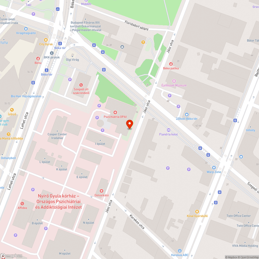 Kiszáradt fa bejelentés helye