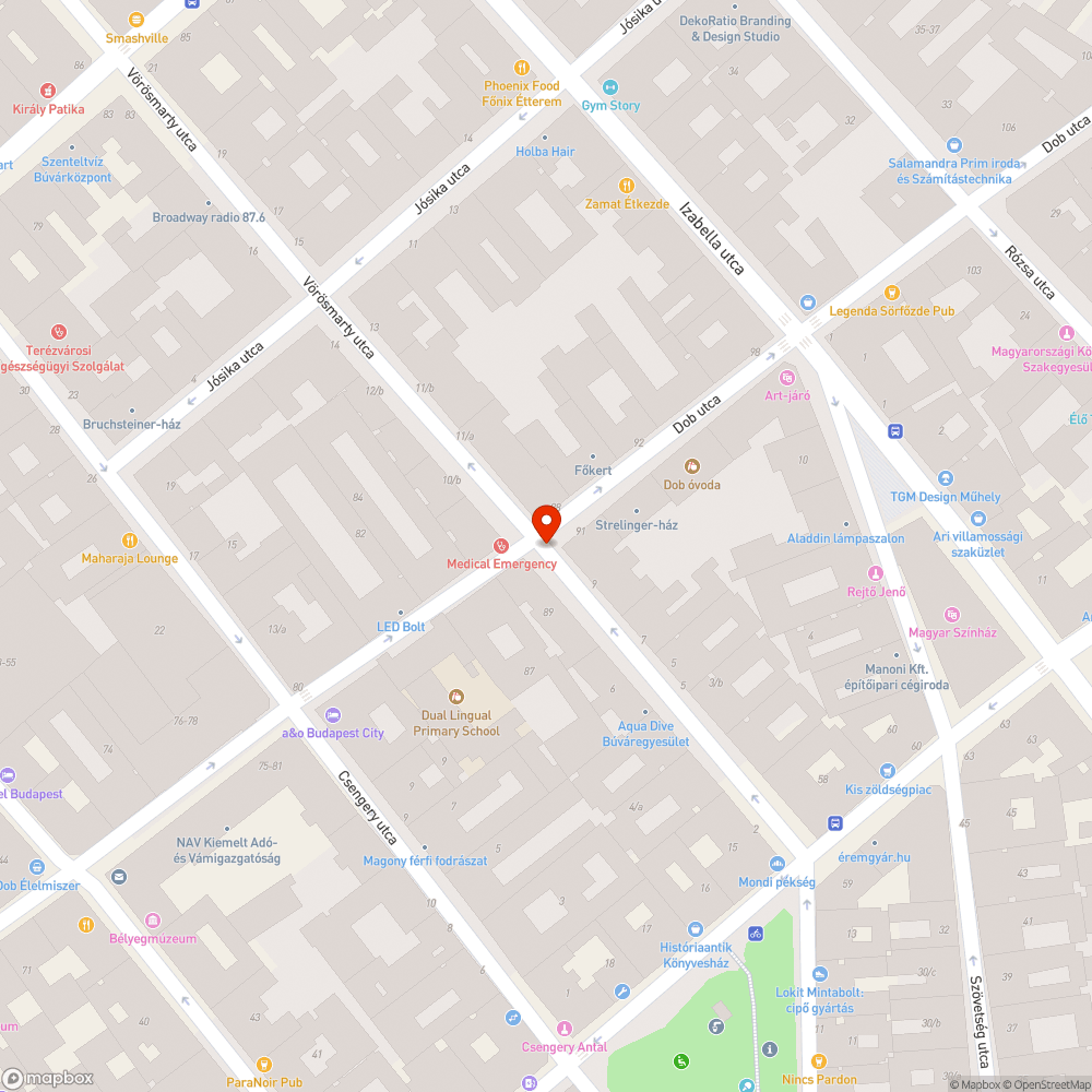 beszakadó úttest bejelentés helye