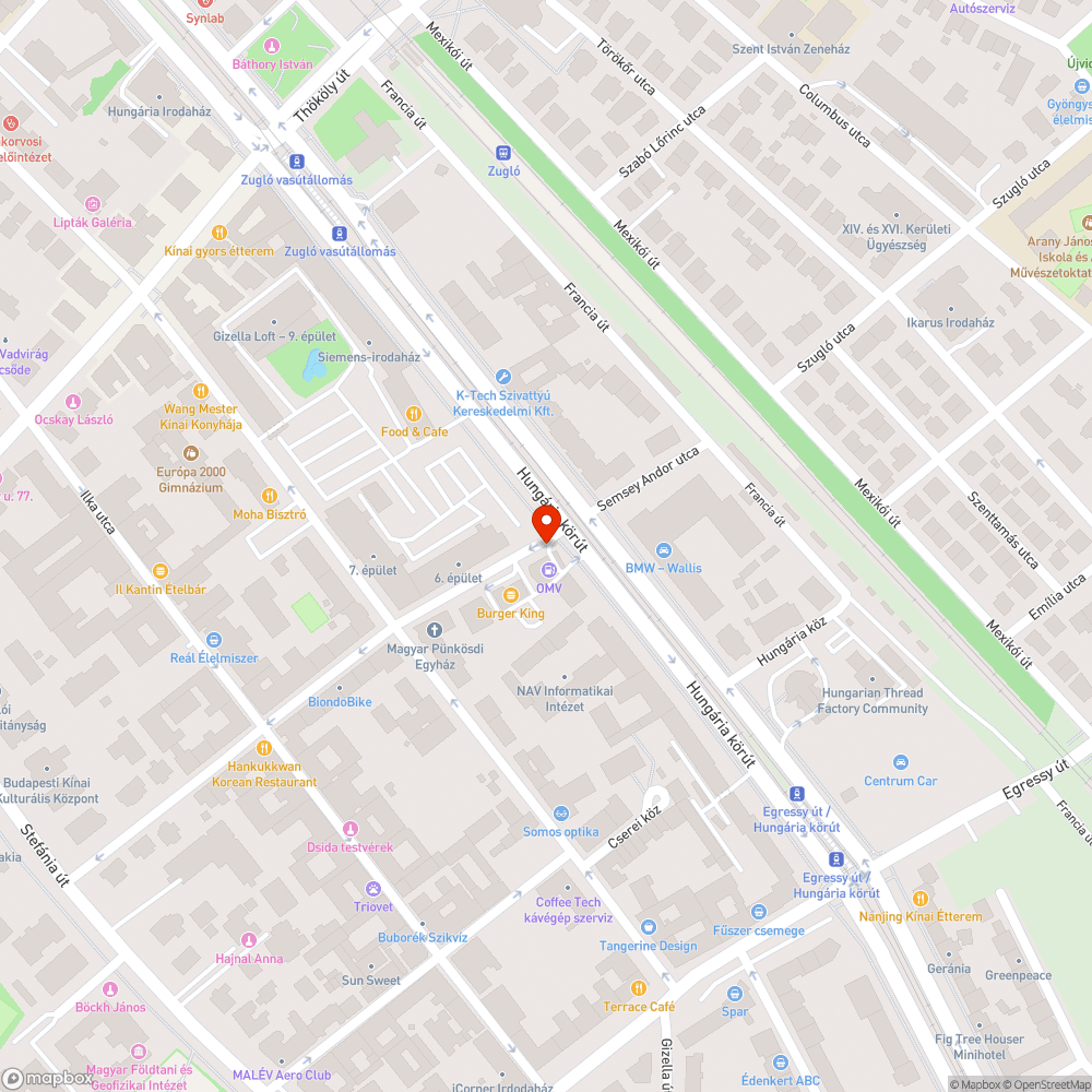 Forgalmi rendszám nélküli elhagyott autó bejelentés helye