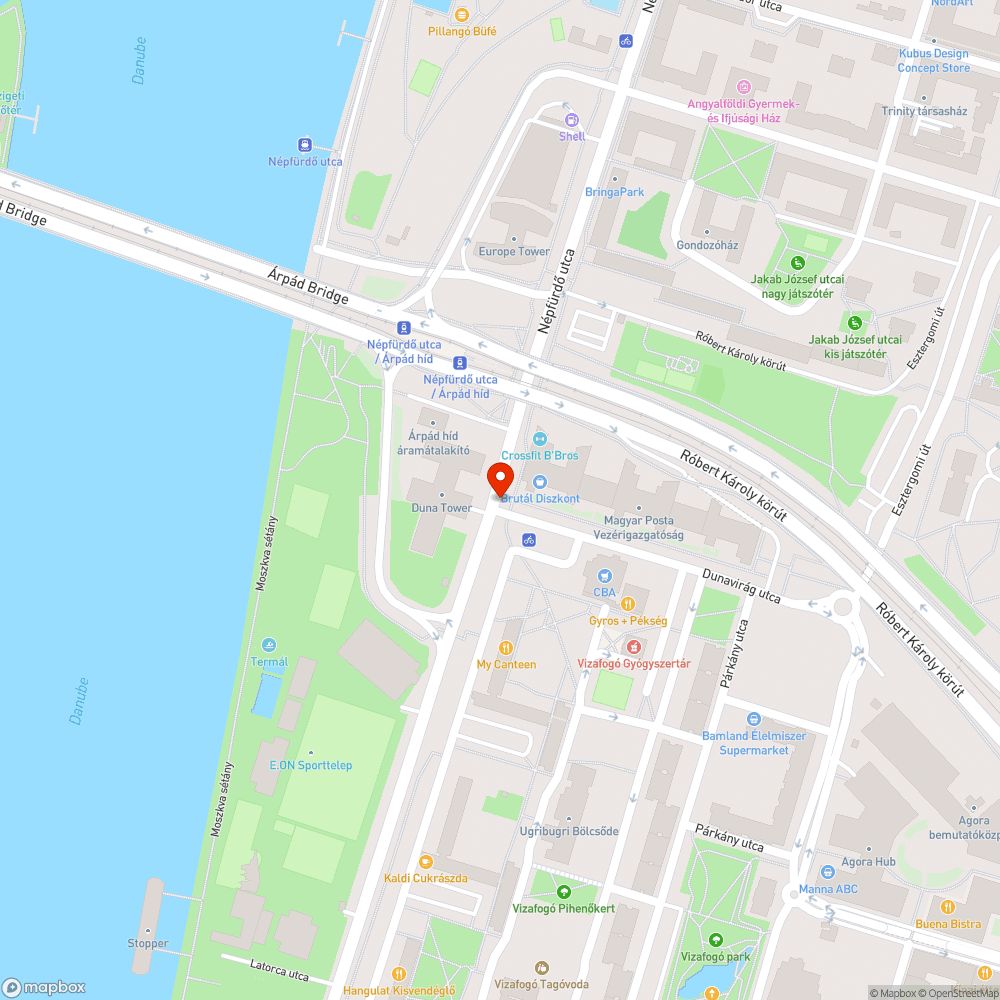 Járda túl keskeny bejelentés helye