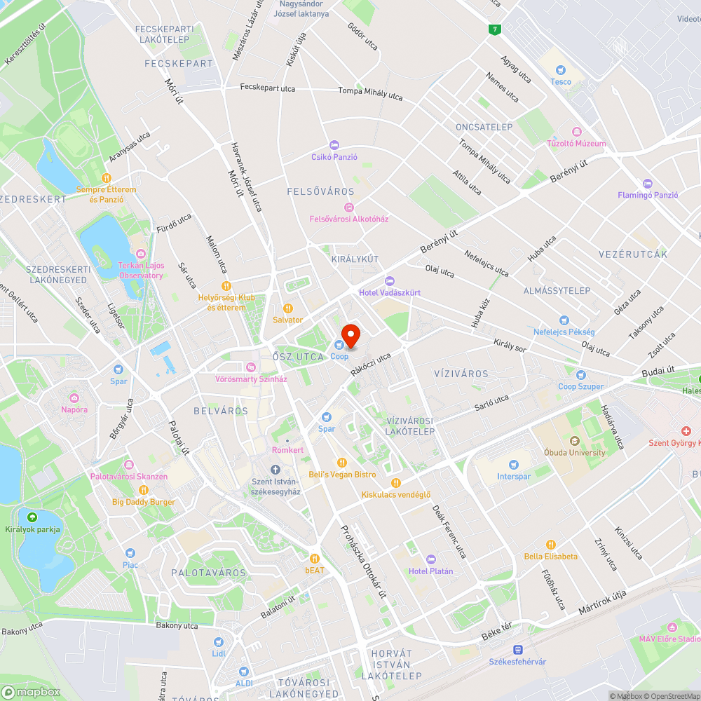 Komolyabb kátyúk, süllyedések Mancz 2 előtt bejelentés helye