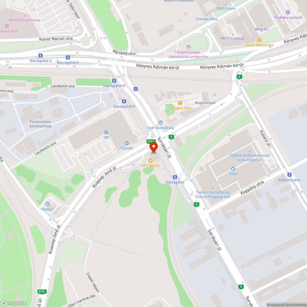 balesetveszély a járdán bejelentés helye