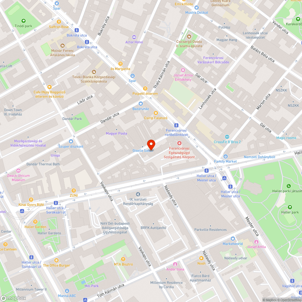 Kiszáradt és kitört fa bejelentés helye