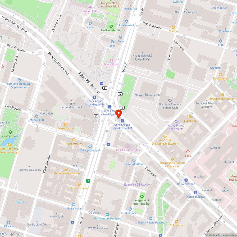 Nem látható kijelző bejelentés helye