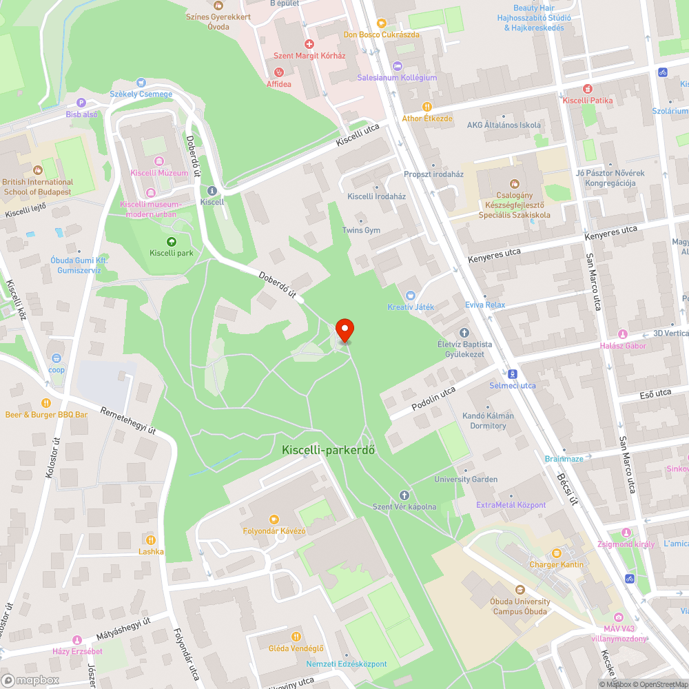 Autógumik (20-30) Kiscelli erdőben bejelentés helye