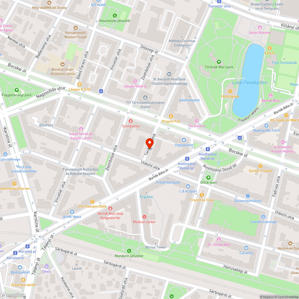 Roncsautó a Tas vezér utcában bejelentés helye