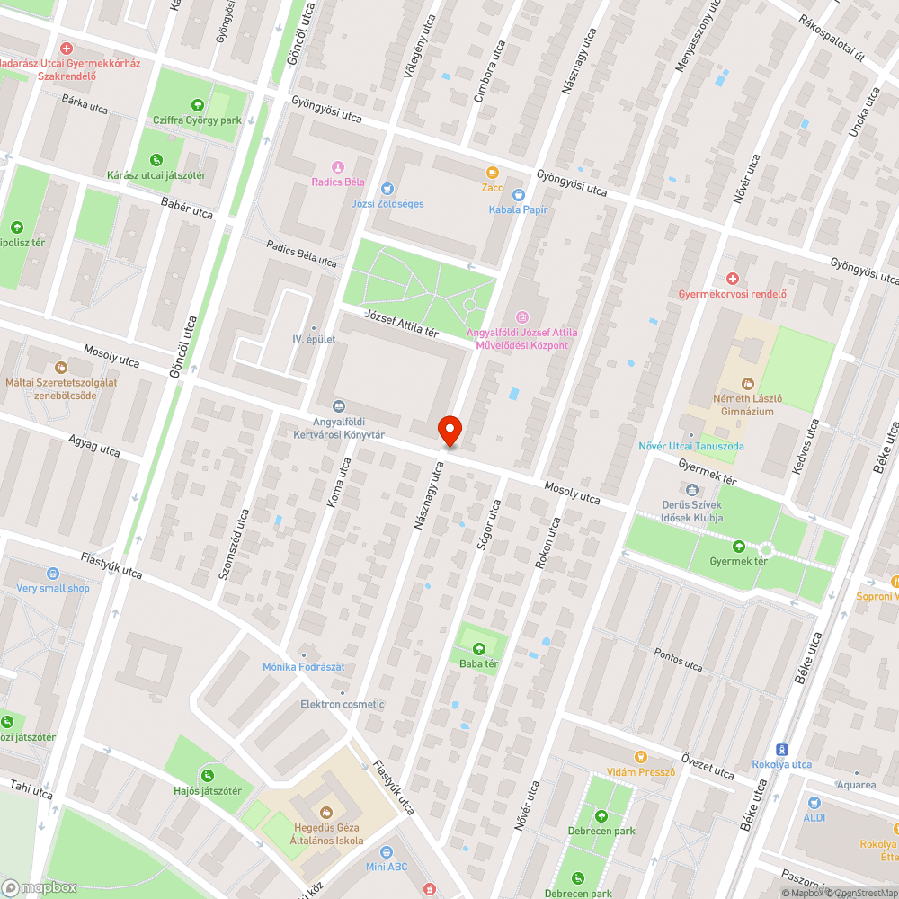 Erősen megdőlt lámpaoszlop bejelentés helye