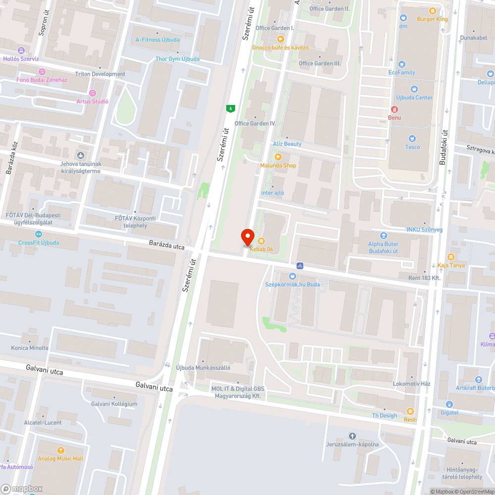 Nem jelölt fizetős parkolás bejelentés helye