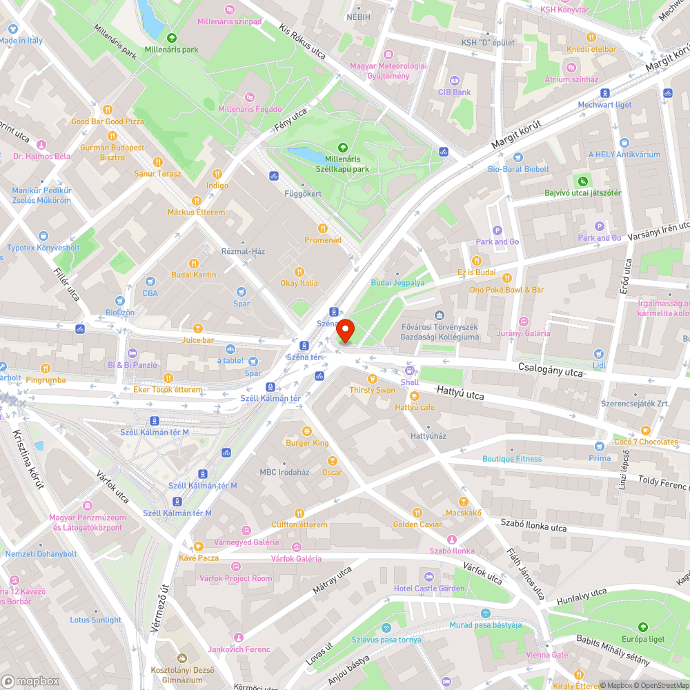 Biciklitároló használhatatlan bejelentés helye