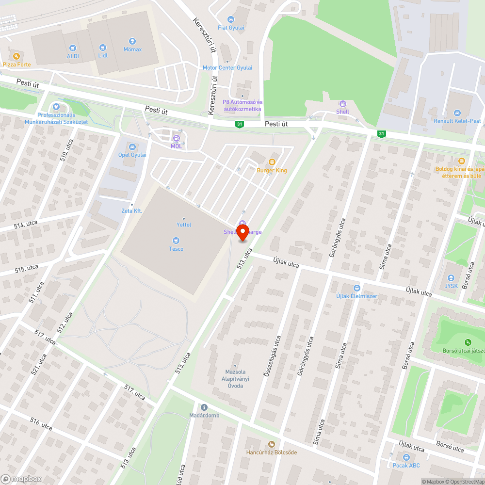 Esőcsatorna kifordult magából... bejelentés helye