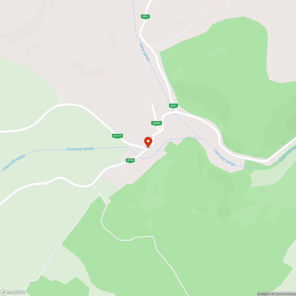 Lénárddaróc-Csokvaomány útszakasz problémái bejelentés helye