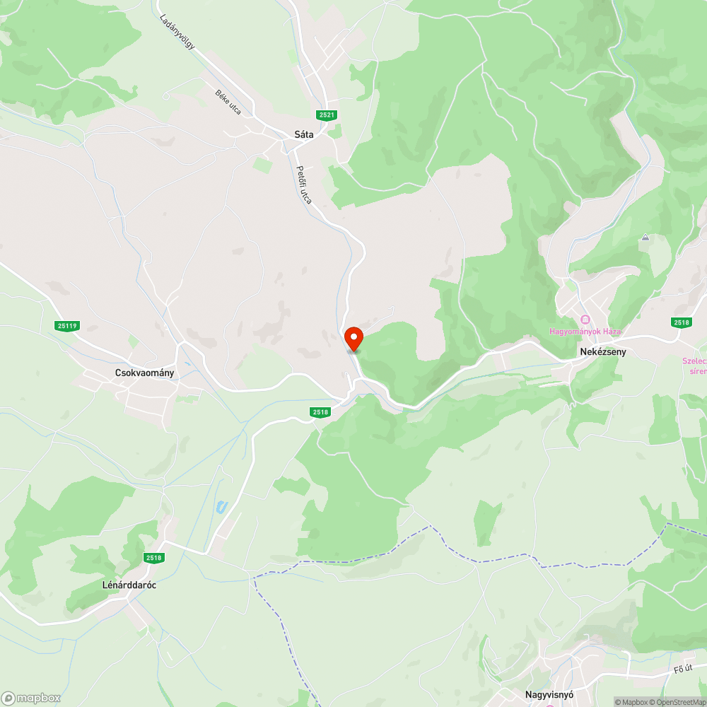 Csokvaomány-Sáta-Borsodbóta-Sajómercse-Putnok útszakasz problémái bejelentés helye