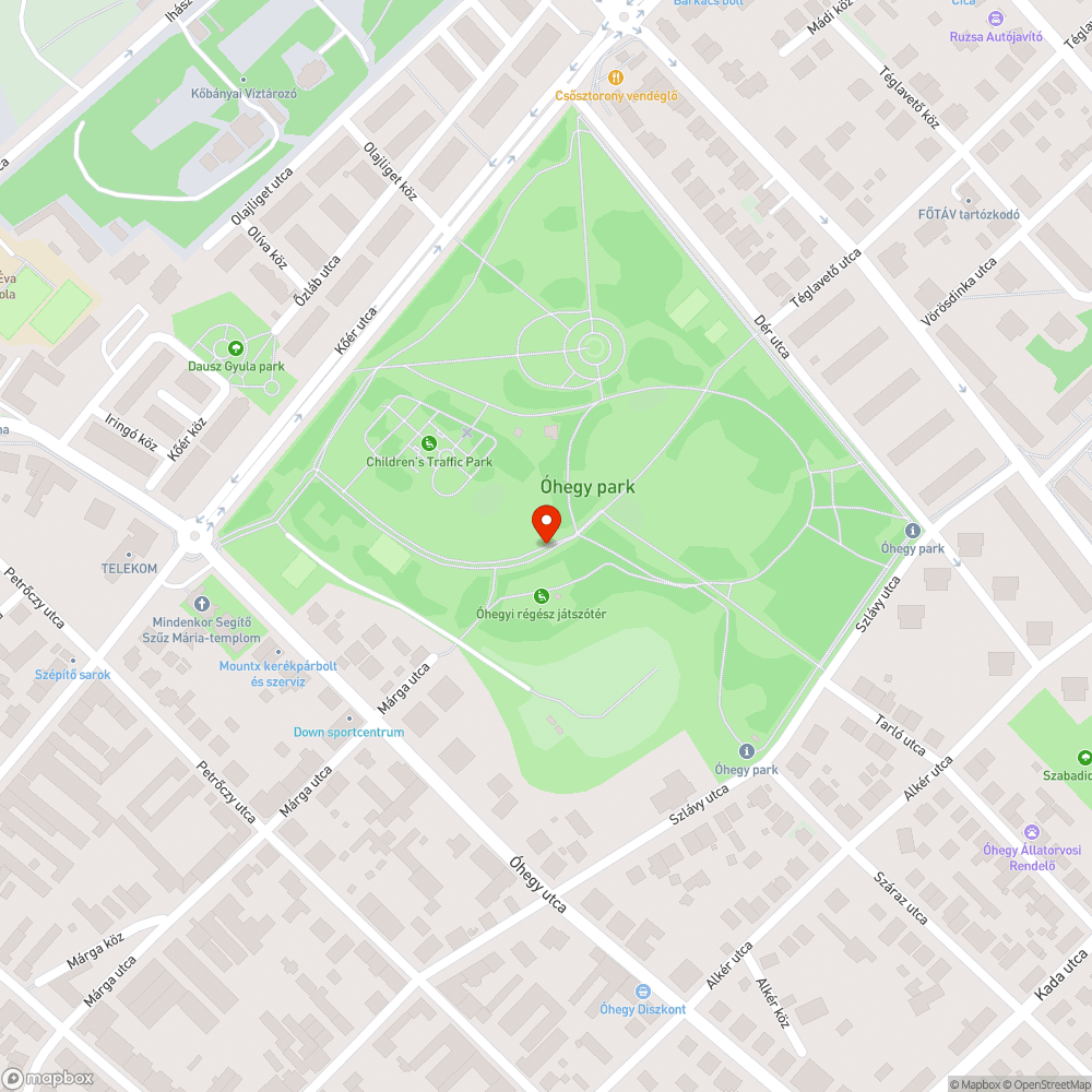 kiégett izzó a parki lámpában bejelentés helye