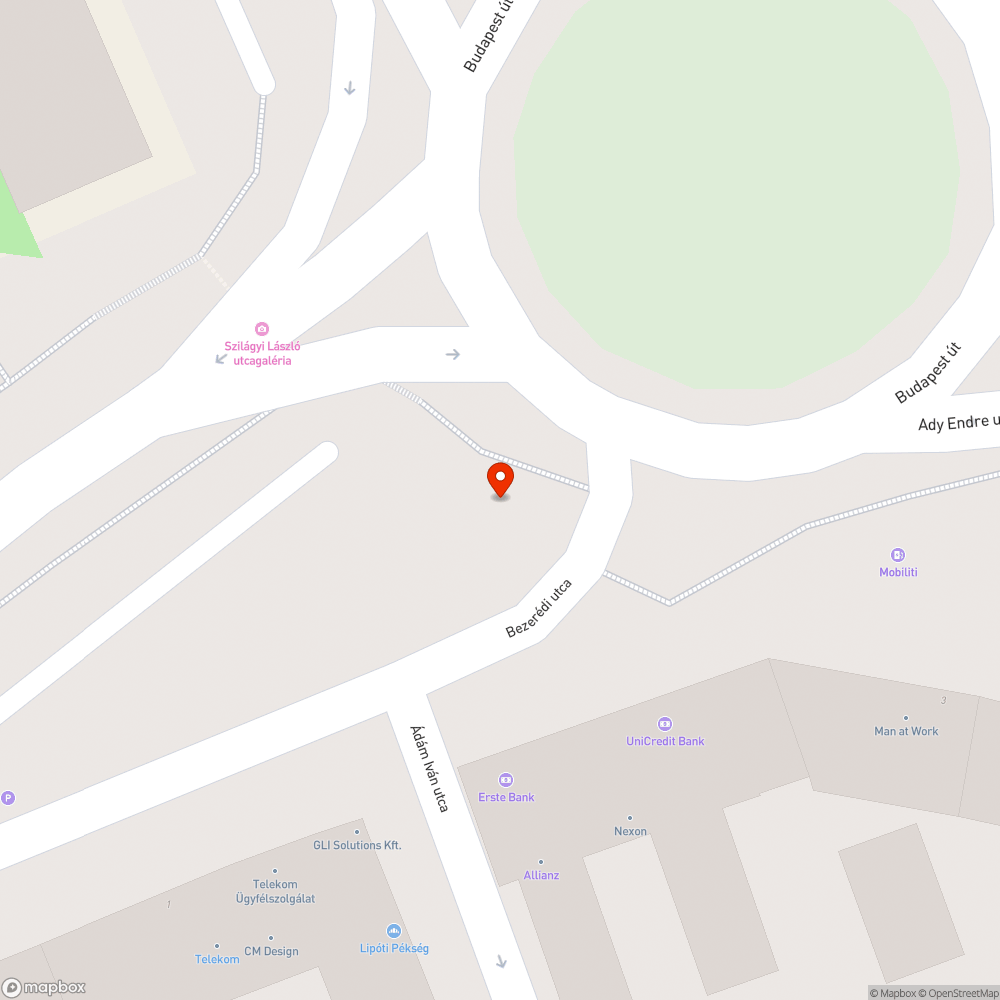 Beszakadó fedél bejelentés helye