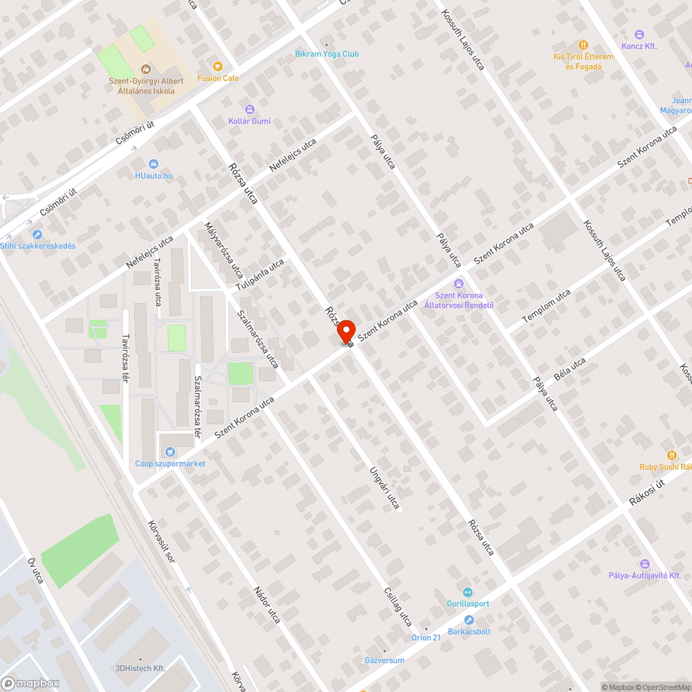 Hiányzó fák bejelentés helye