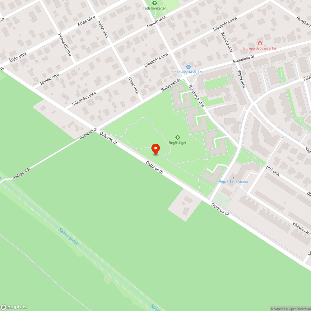 Regi padok bejelentés helye