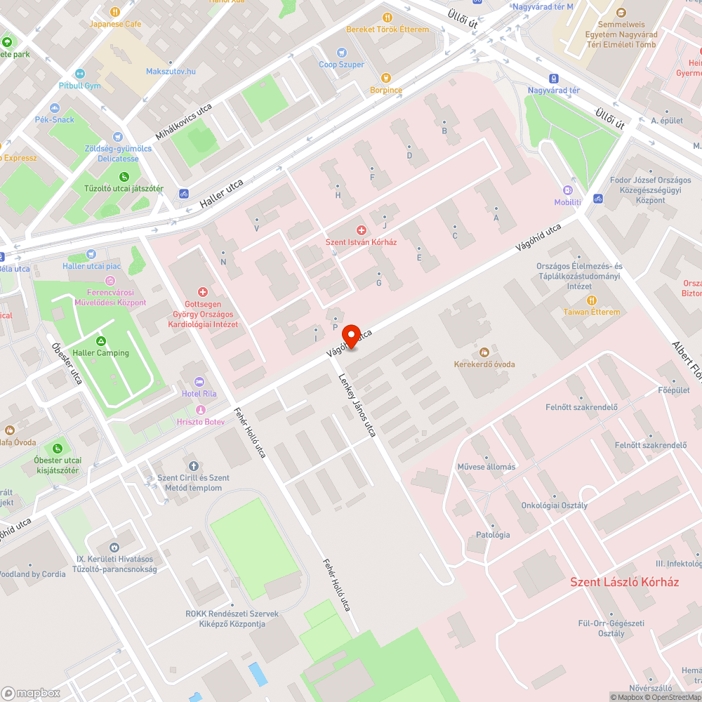 Szemét a Vágóhid utcában bejelentés helye