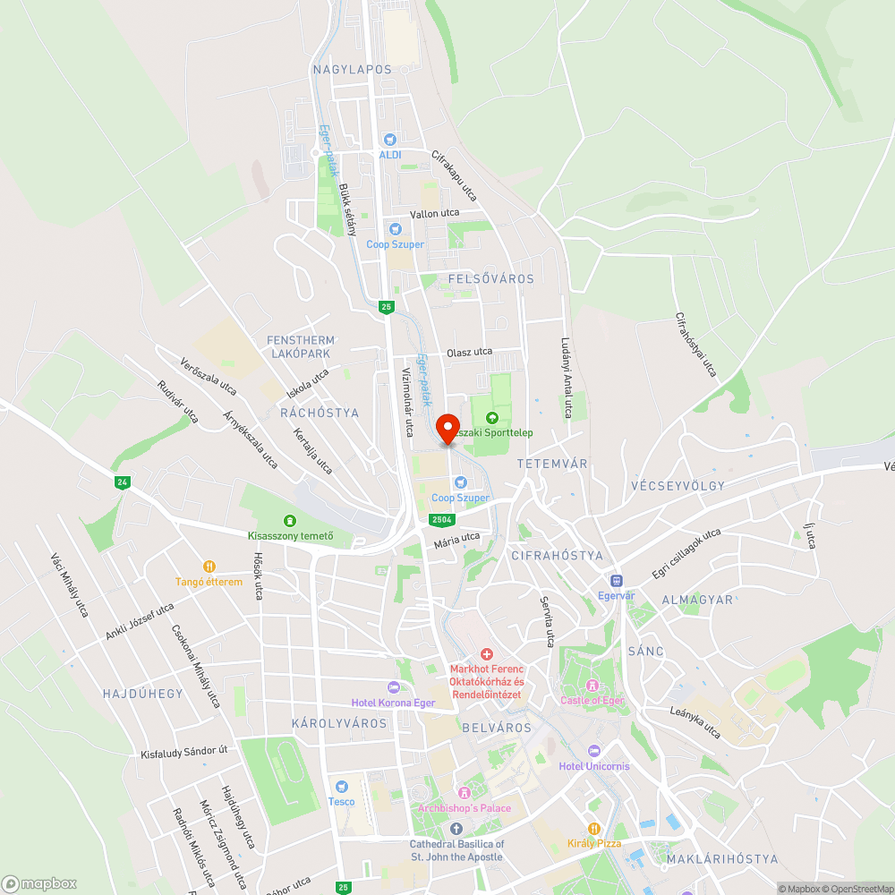 Letörött fa ága a patakban. bejelentés helye