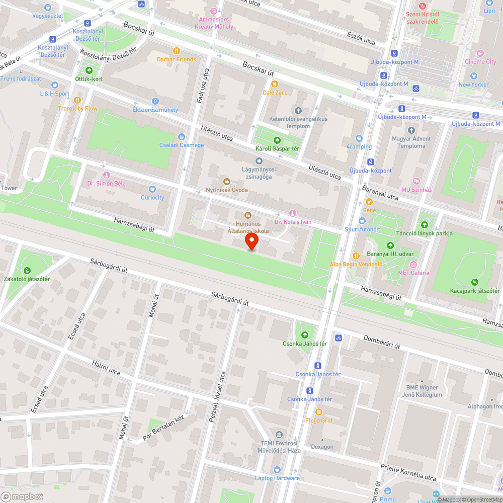 Nem működő itató bejelentés helye