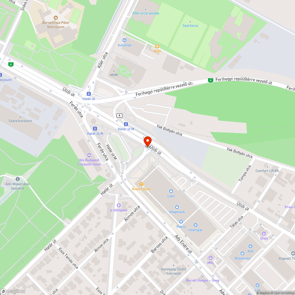 Szétbarmolt aszfaltozás bejelentés helye