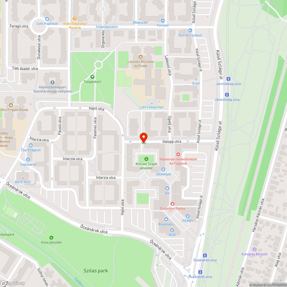 Galopp utca, Lóverseny tér parkolási rend bejelentés helye