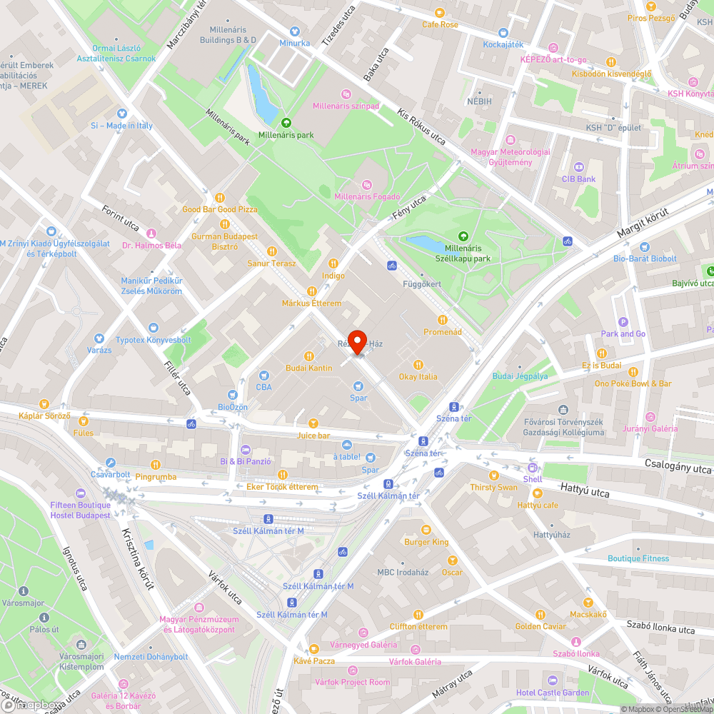 Rendszeresen leparkolt kerépárút bejelentés helye